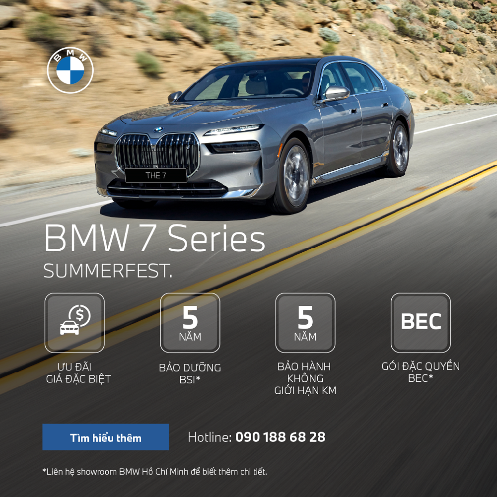cbu the new 7 ƯU ĐÃI ĐẶC QUYỂN DÀNH CHO KHÁCH HÀNG SỞ HỮU BMW 7 SERIES, BMW X7 & BMW i7