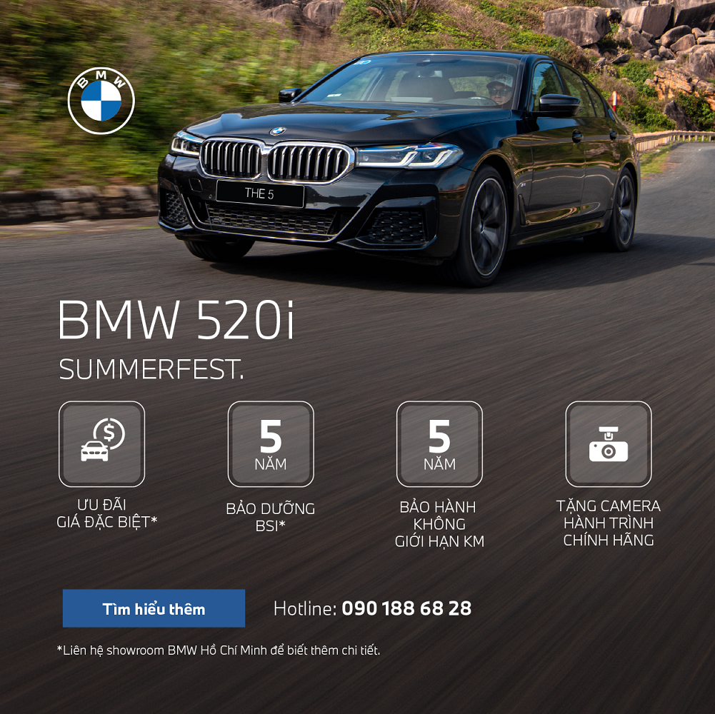ckd the 5 Ưu đãi dành riêng nhóm xe BMW THE3, THE5, X3, X5.